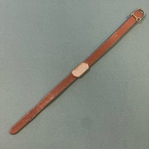 Keep Collective Reversible Leather Bracelet with Charm